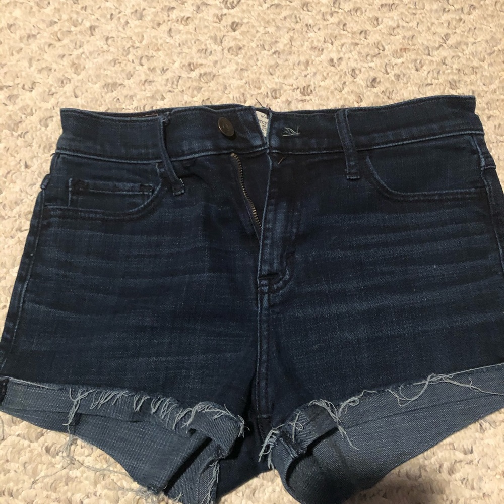 Abercrombie Dark Wash Denim Shorts